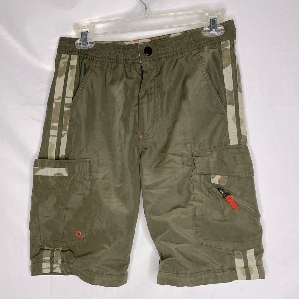 Boys Route 66 Green Cargo/Swim Trunks